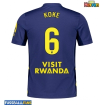 Atletico Madrid Koke #6 Auswärtstrikot 2025-26 Kurzarm